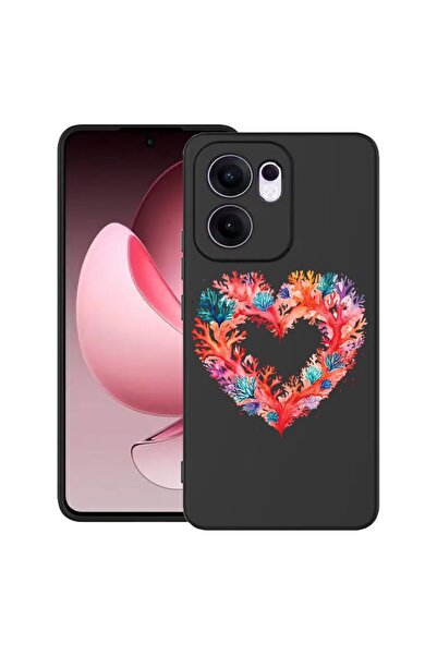 bestcase Husă pentru OPPO Reno13 F 5G, Silicon subțire premium de 1.2MM, Inim...