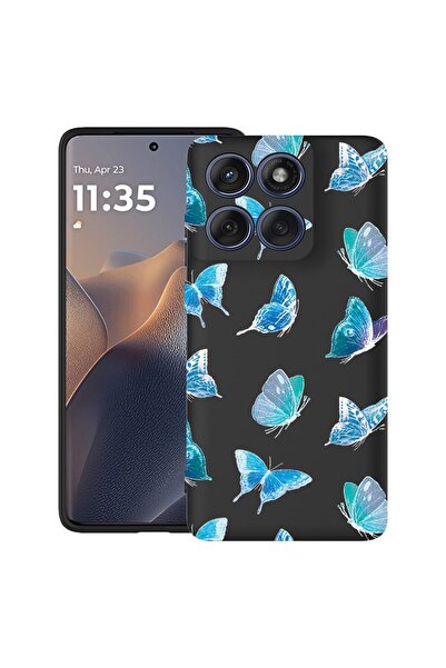 bestcase Θήκη για Poco X6 5G με σχέδιο πεταλούδας, TPU Ματ Εξαιρετικά Λεπτή, ...