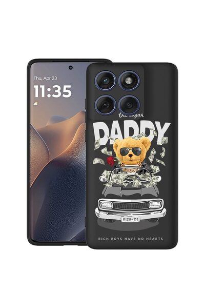 bestcase Ултра тънък силиконов калъф за Motorola Edge 60 Fusion / Edge 60 с д...