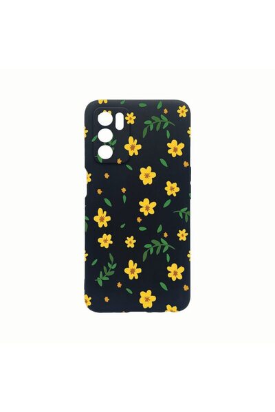 bestcase Θήκη σιλικόνης, Συμβατή με Oppo A16s, Μικρά κίτρινα λουλούδια, Ανθεκ...