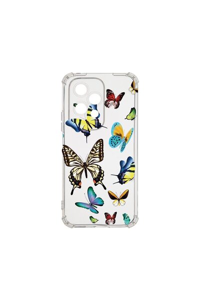 bestcase Husă pentru Honor 200 Lite 5G, BestCase® Anti-șoc 1.5MM, Fluturi în ...