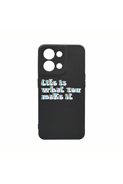 bestcase Θήκη σιλικόνης, Συμβατή με Oppo Reno8 Pro, Η ζωή είναι αυτό που τη δ...