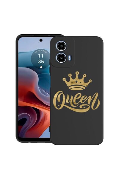 bestcase Θήκη για Motorola Moto G45 με σχέδιο Queen, TPU Ματ Εξαιρετικά Λεπτή...