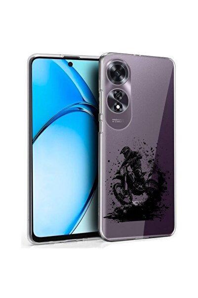 bestcase ¬Æ Husa pentru OPPO A60 4G, Clear Silicon 2MM, MotoCross, Antisoc, P...