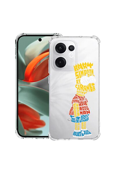 bestcase Съвместим калъф за OPPO Reno13 F 5G, Удароустойчив 1.5ММ, Калиграфия...