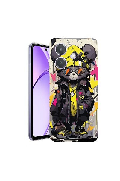 bestcase Husa pentru OPPO A40 / A40M, BestCase¬Æ Clear Silicon 2MM, Teddy Bea...