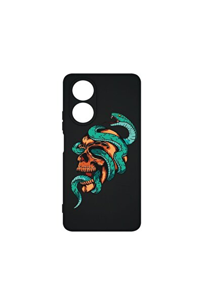 bestcase Θήκη Σιλικόνης Premium, Συμβατή με Motorola Moto E14, Σχέδιο Κρανίο,...