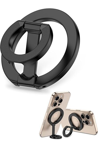 Genrics AASHZ Magsafe Ring Magnetic Phone Grip Magsafe Ring Holder, 2 Way Sta...