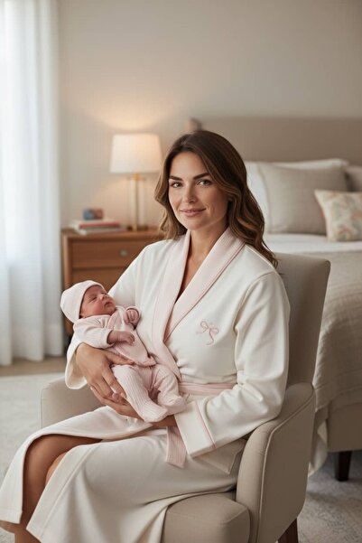 Petite Étoile Anne Bebek Kombin Sabahlık ve 5'li Hastane Çıkış Seti