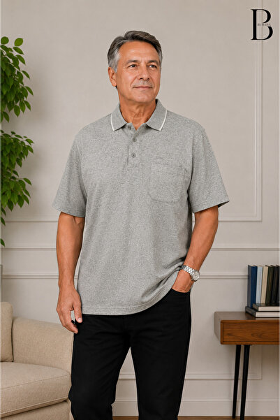 BURSPA Relaxed Fit Oversized Men's Dad T-Shirt