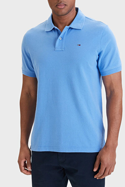 Tommy Jeans Pamuklu Regular Fit Düğmeli Polo Yaka T Shirt Erkek POLO YAKA T S...