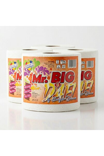 emilydor Prosop Bucatarie Dafi Mr. Big 4 Role, 2 Straturi, 360 Foi/Rola, 580g...