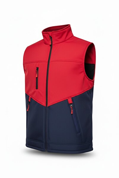KDM KAFKAS TACTİCAL Erkek Yelek Softshell Su Geçirmez Tam Fermuarlı Cepli Nor...