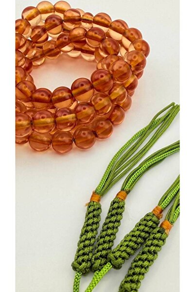 Default Honey Saffron Clear Pool - Round Beads with Modern Design and Apple C...