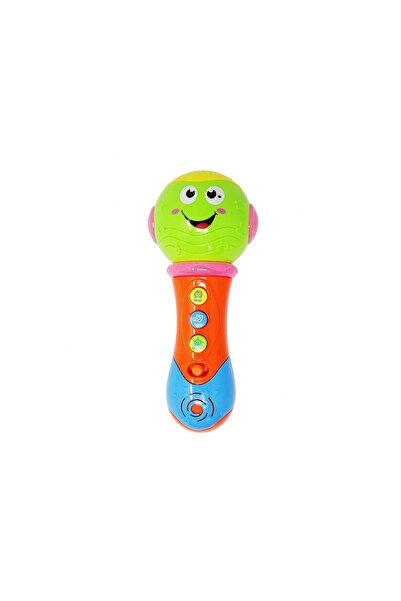 Salamandra Kids Microfon de jucarie cu cantece si proiectie imagini