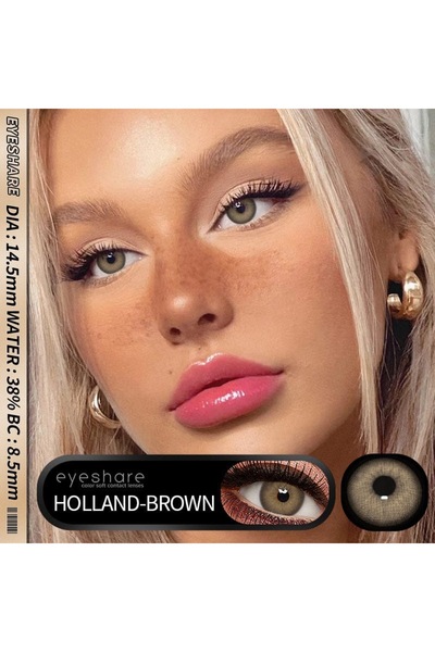 Genel Markalar HOLLAND BROWN DOĞAL GÖRÜNÜMLÜ GÖZ LENSİ 1 yıllıktır