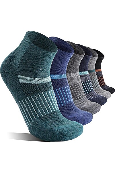 Other MOSEY KOSY 6 Pairs Merino Wool Socks Women Men Unisex Quarter Running W...