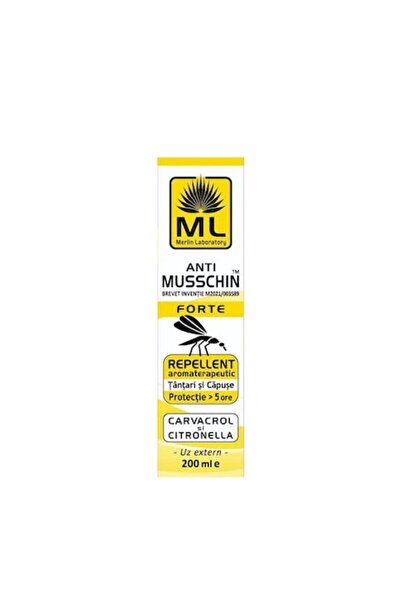 Laboratoarele Merlin Musschin Forte Ulei Repelent Țânțari și Căpușe 200ml