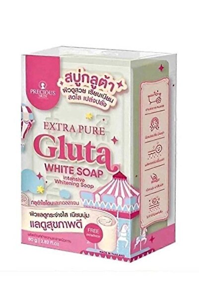 PRECIOUS SKIN Extra Pure Gluta White Soap 80gm – Intensive Brightening & Mois...