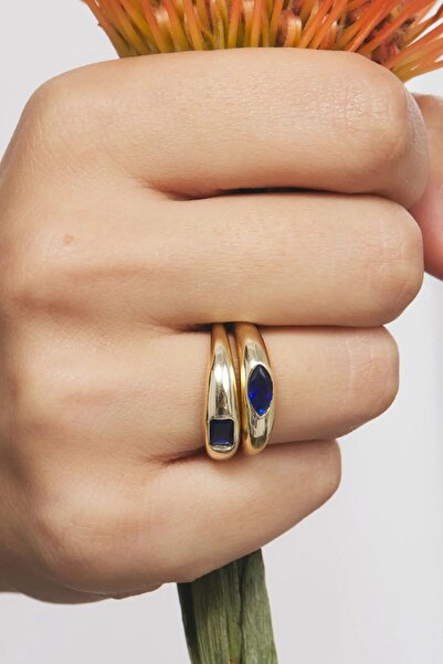 Lisa&Co. Inel Argint Oval Signet 55 mm / Argint placat cu rodiu / Zircon alb