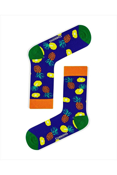 Pineapple Patterned Colorful Socks