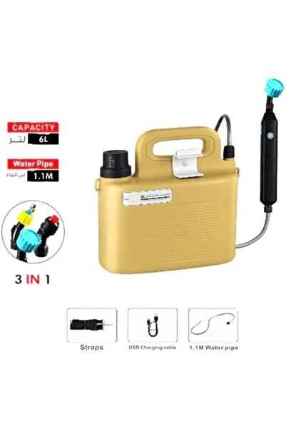 Generic Portable Travel Bidet Sprayer, 6L Capacity, 3 Interchangeable Heads w...