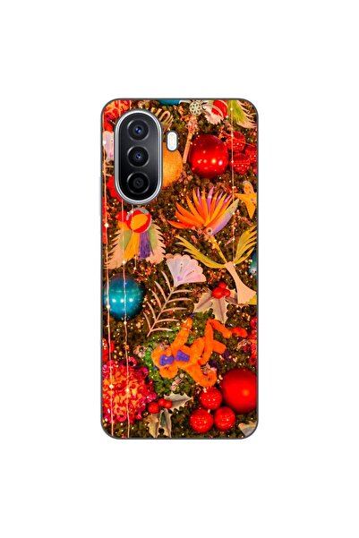 OEM Husa compatibila cu Huawei Nova Y70 Silicon Gel Tpu Model Craciun Decor B...