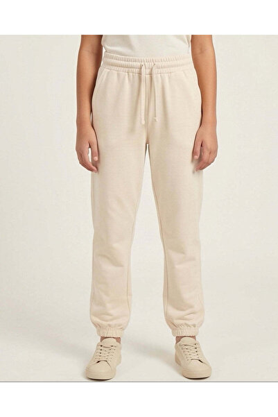 REDTAG Senior Girls Beige Basic Track Pants