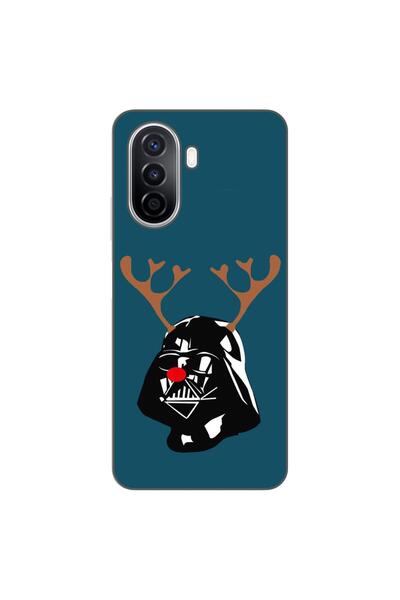 OEM Husa compatibila cu Huawei Nova Y70 Silicon Gel Tpu Model Craciun Darth V...