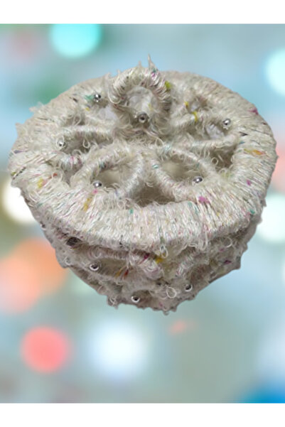 Lucille Craftshop Cutie de bijuterii, cercei tip inel, albi