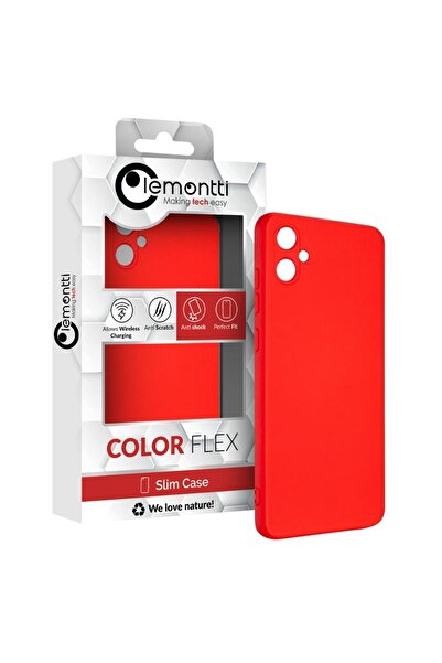lemontti Husa Silicon Soft Slim Samsung Galaxy A05 Rosu (material mat si fin,...