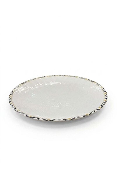 Altabi Ceramic Serving Plate Digital Printed Pattern Set of 6 26 cm Stylish D...