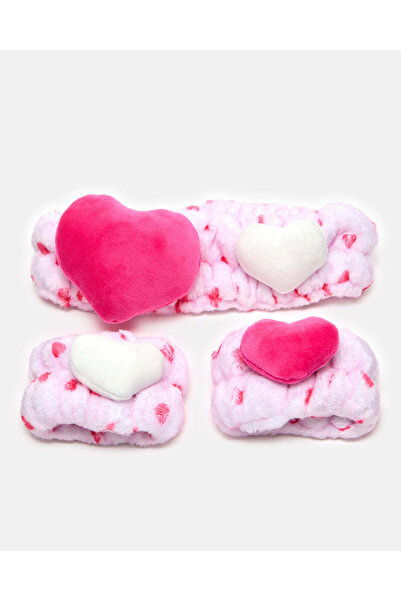 REDTAG Girls Pink Heart Self Care Set (3 Piece)