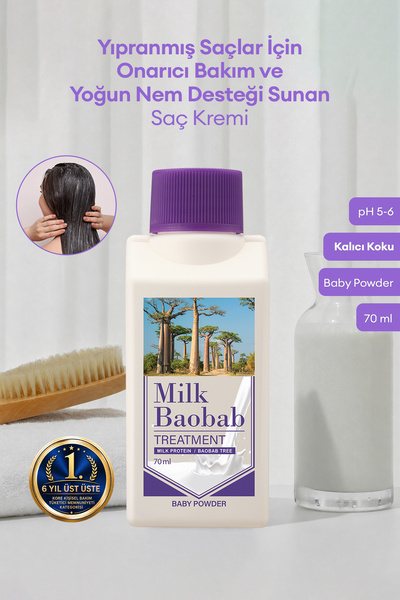 Milk Baobab Yıpranmış Saçı Onaran Nemlendirici Saç Kremi Original Treatment (...