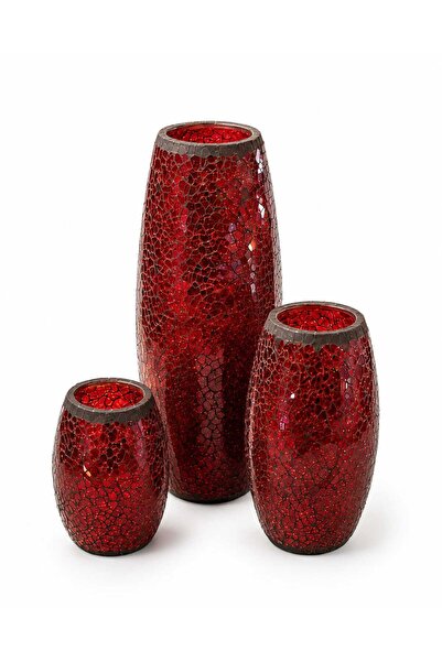 Handicraft 3'lü Vazo Seti