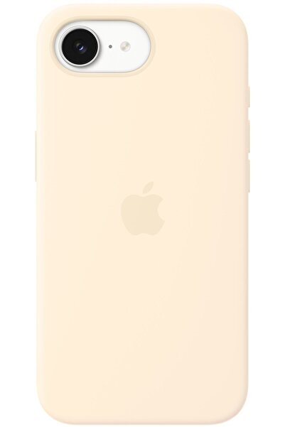 Apple Husă de silicon pentru iPhone 17e cu MagSafe, culoare vanilie