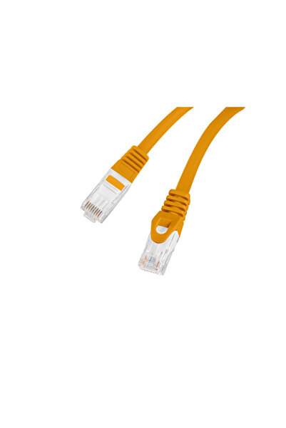 Lanberg PATCHCORD KAT.6 UTP LSZH CU 15M POMARA≈ÉCZOWY FLUKE PASSED
