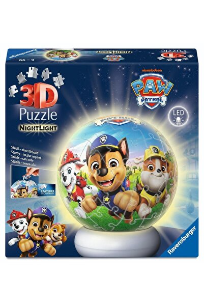 RAVENSBURGER Puzzle 3D Lampă de veghe Patrula Cățelușilor