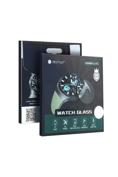 BestSuit Curea hibridă flexibilă pentru Samsung Galaxy Watch 4 Classic 46mm