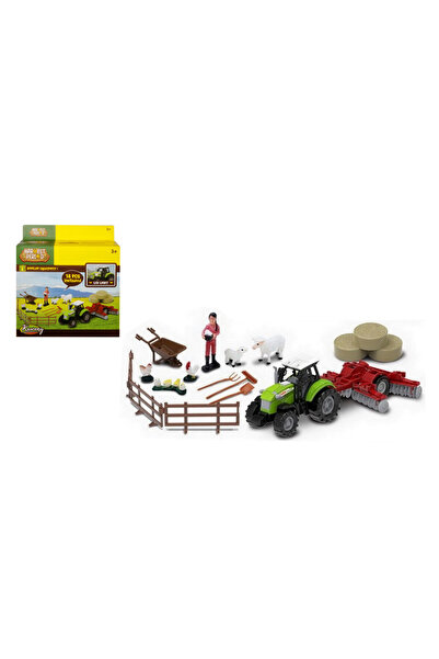 Swede Set agricol cu tractor, mașini agricole, utilaje și accesorii