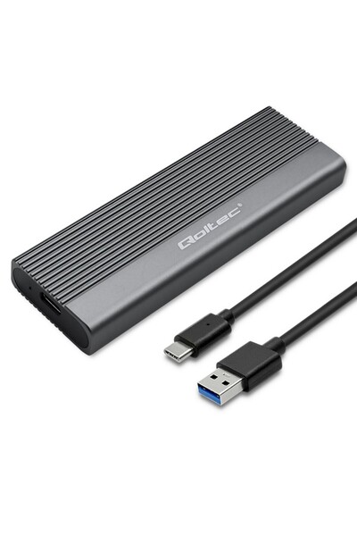 Qoltec Carcasă |   kiesze≈Ñ pentru disc SSD M.2 |   SATA |   NGFF |   USB-C |...