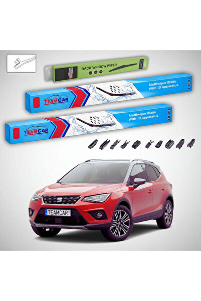TEAMCAR Υαλοκαθαριστήρες Seat Arona KJ7 2017-σήμερα |   Σετ Επίπεδων Στηριγμά...