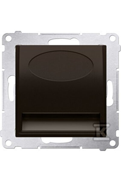 Kontakt-Simon Simon 54 Corp de iluminat LED 14V (0,42W) brƒÖz mat DOS14.01/46