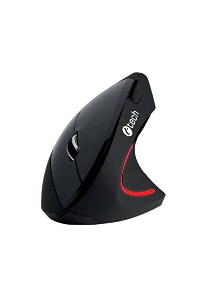 C-TECH my≈° VEM-09, vertik√°ln√≠, bezdr√°tov√°, 6 tlaƒç√≠tek, ƒçern√°, USB na...