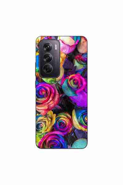 OEM Husa compatibila cu Oppo Reno12 Pro Silicon Gel Tpu Model Trandafiri Colo...