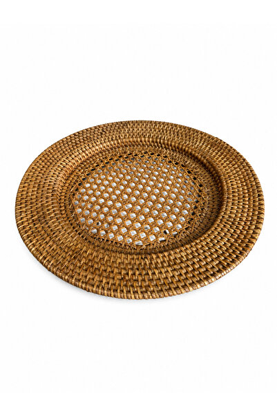 ipekbambuhome Hazeranlı Rattan Amerikan Servis Altlığı 30 cm