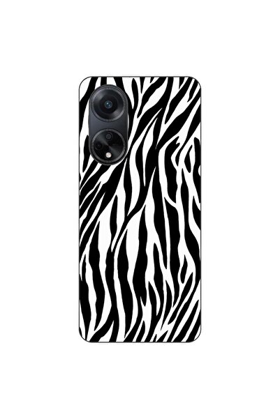 OEM Θήκη συμβατή με Oppo A98 5G, από σιλικόνη gel TPU, με σχέδιο ζέβρας.