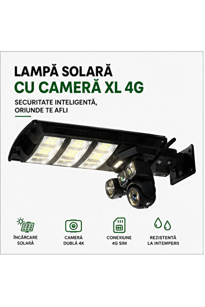 OEM Cameră de Supraveghere JRH ®   4G Solar, 450W, PTZ, 16000mAh, SIM, Viziun...