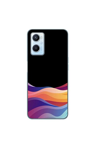 OEM Husa compatibila cu Oppo A96 4G Silicon Gel Tpu Model Neon Waves