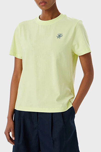 Tommy Hilfiger Pamuklu Logolu Regular Fit Bisiklet Yaka T Shirt T SHİRT WW0WW...